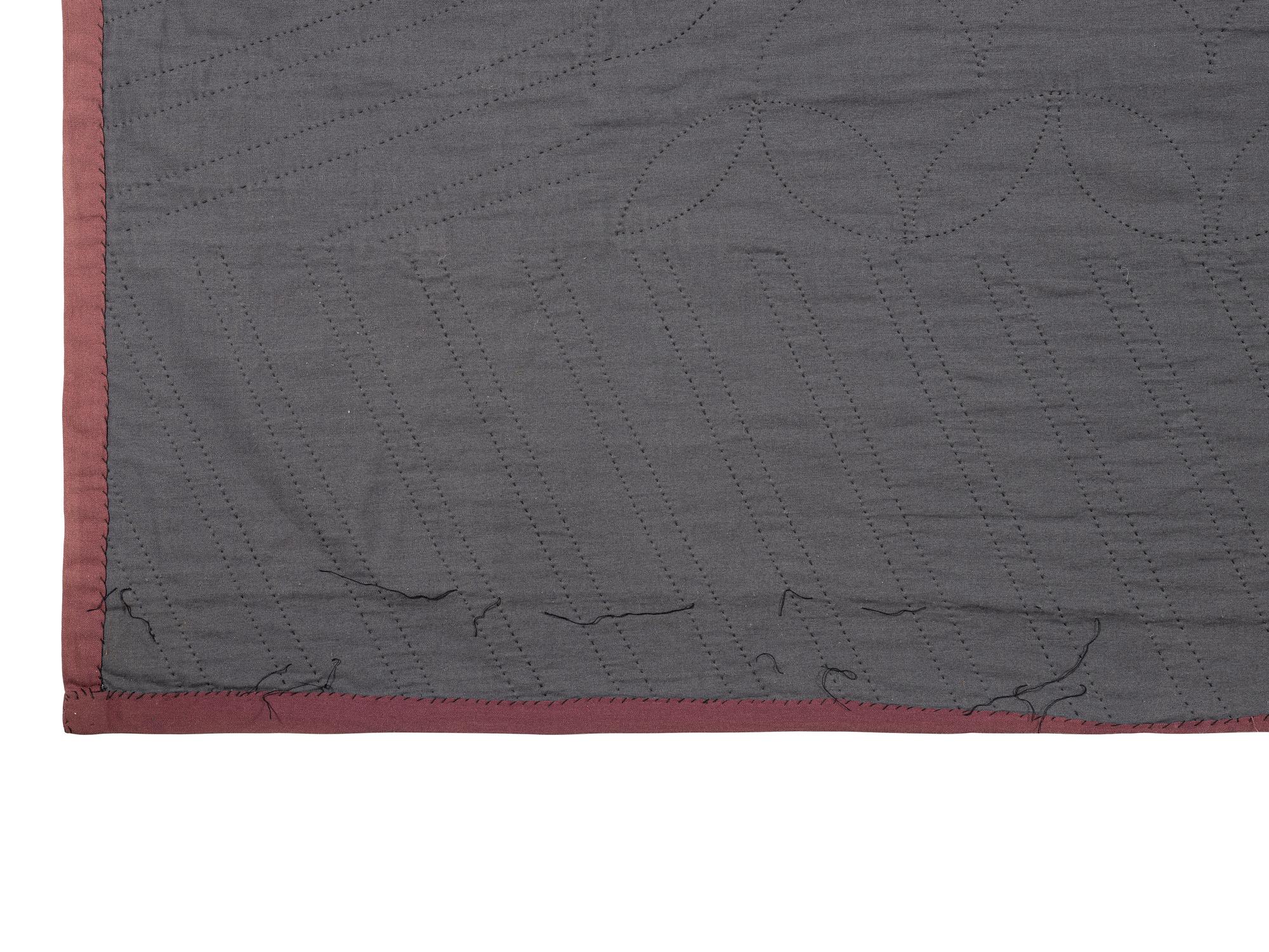 An Amish Pieced Cotton Quilt
