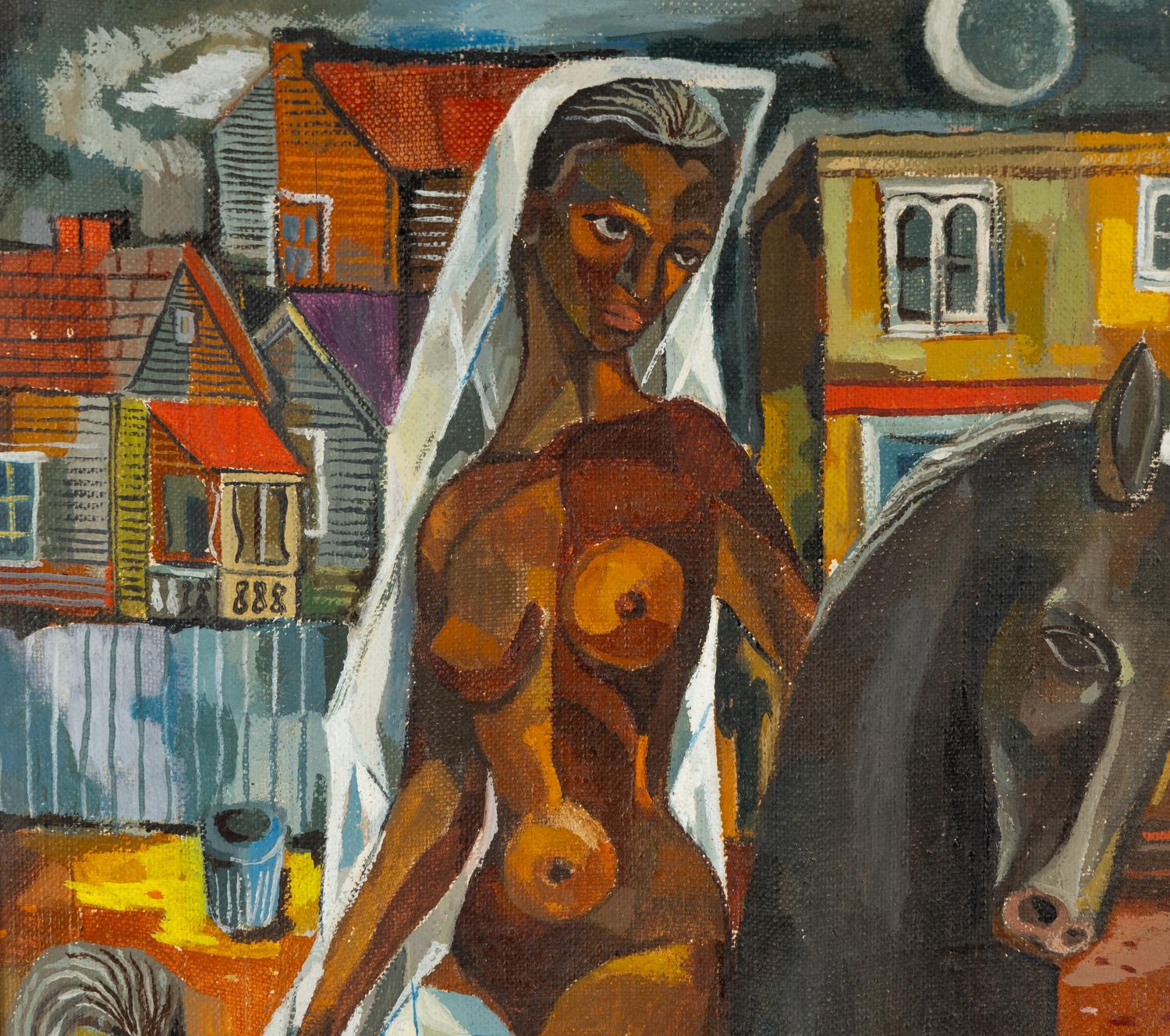 Nude on Horse , c. 1950's