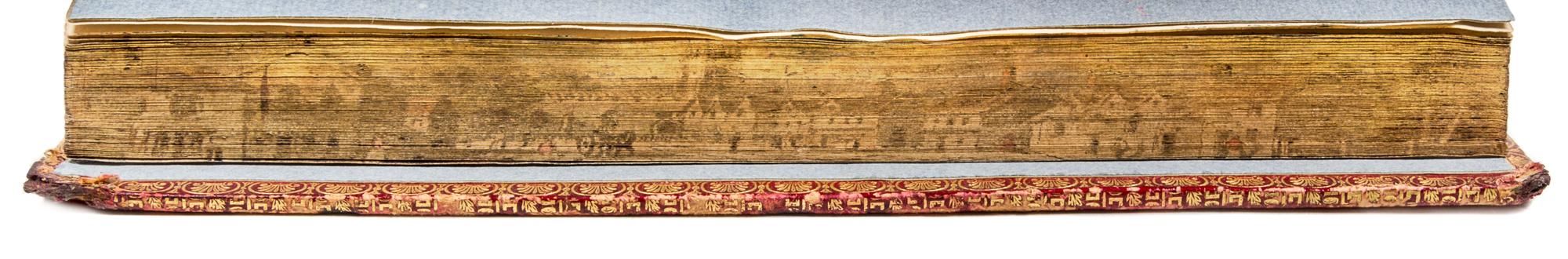 (FORE EDGE PAINTING) MILMAN, HH. The Fall of Jerusalem. London, 1820. With a fore edge painting of Monk Soham in Suffo