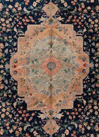 A Sino Persian Blue Rug