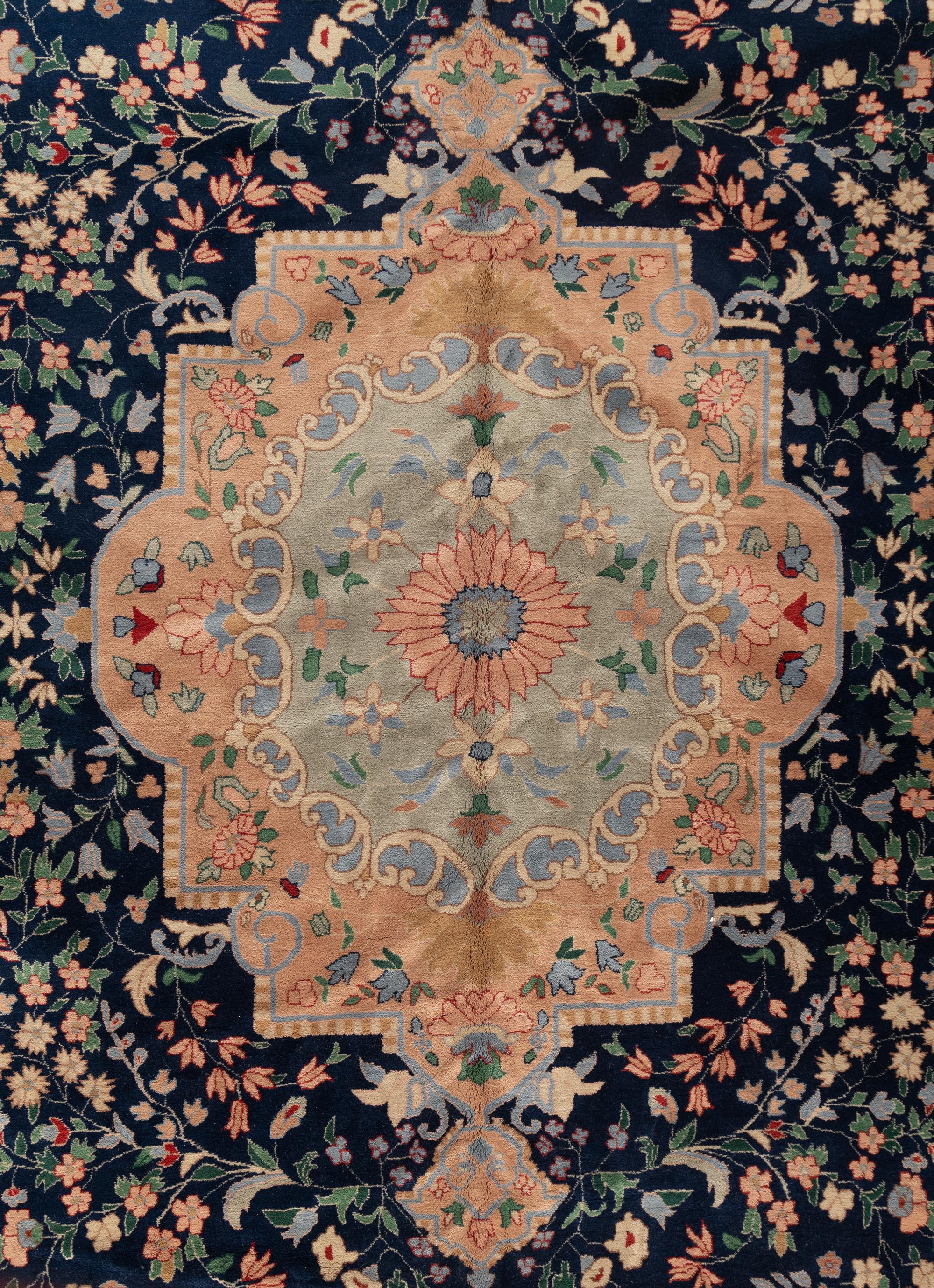 A Sino Persian Blue Rug