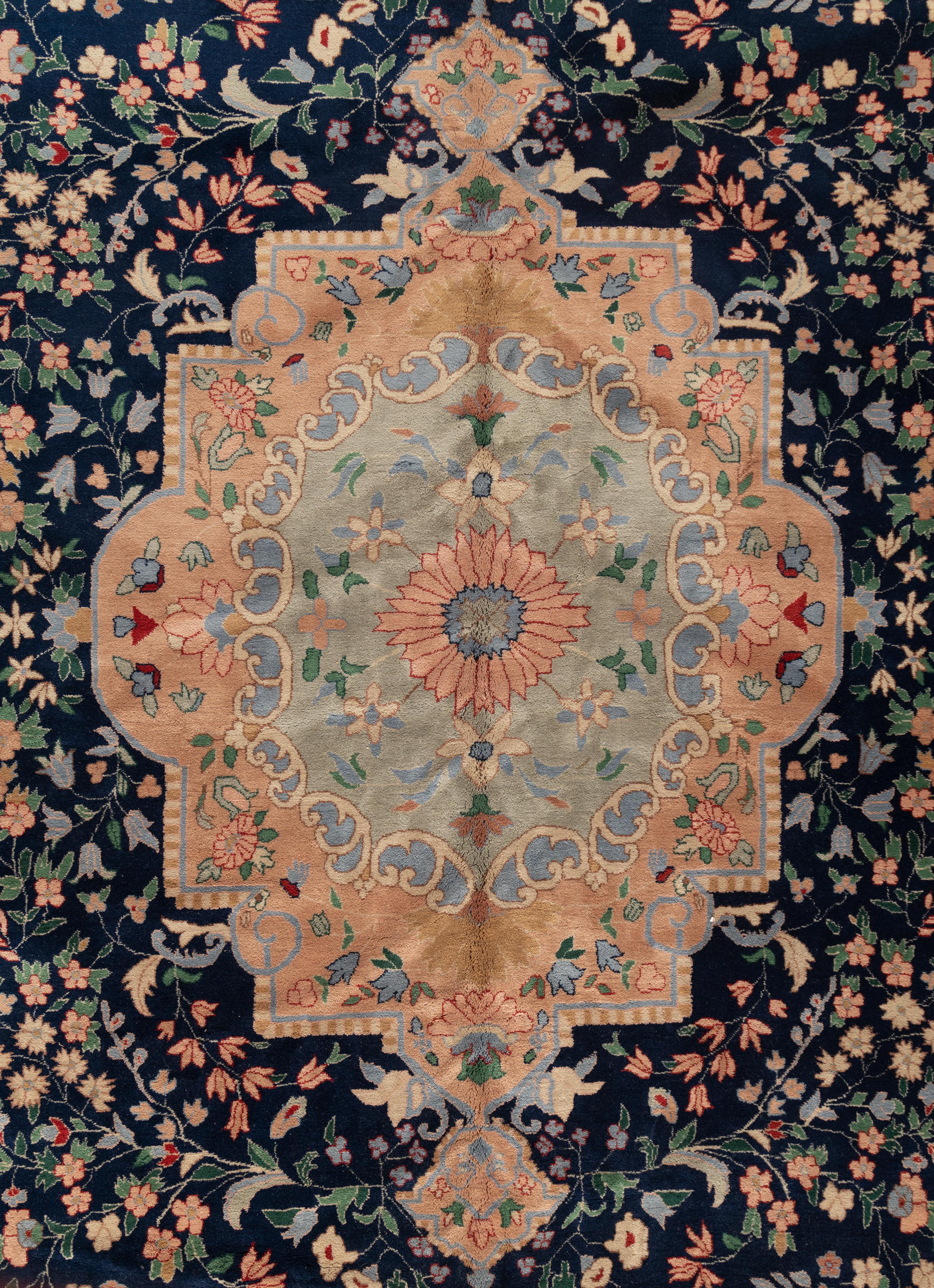 A Sino Persian Blue Rug