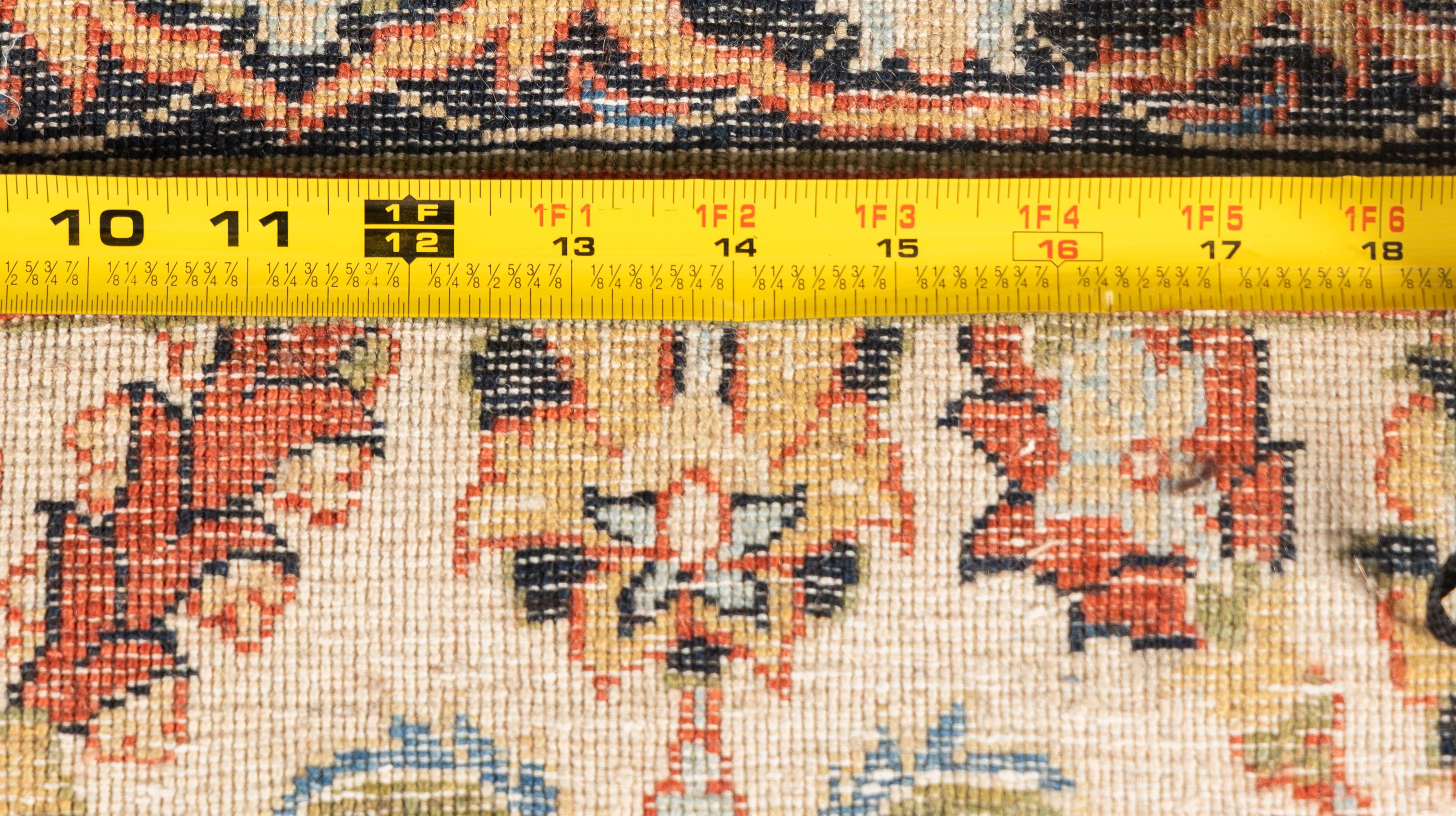 A Kirman Rug and Runner