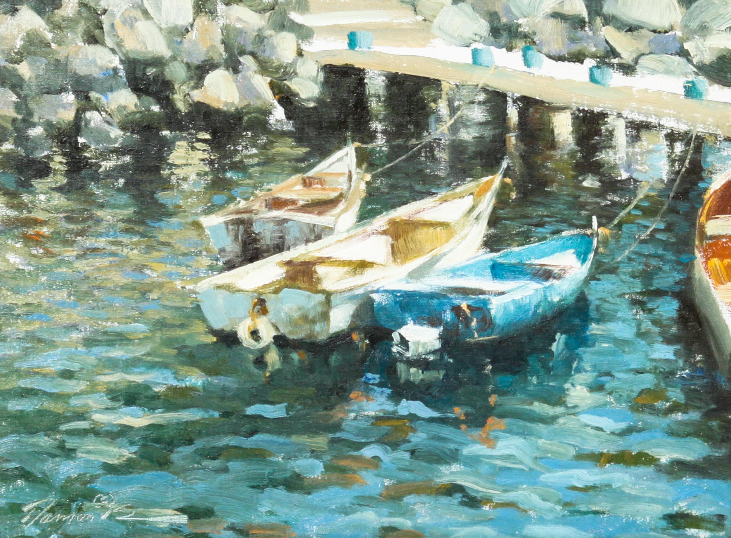 Ramon Kelley, (American, b. 1939), Manzanillo Yacht Club