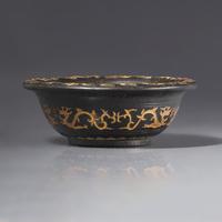 A Chinese Bowl-Form Ink Cake — 汪進聖（汪近聖）製碗墨一錠
