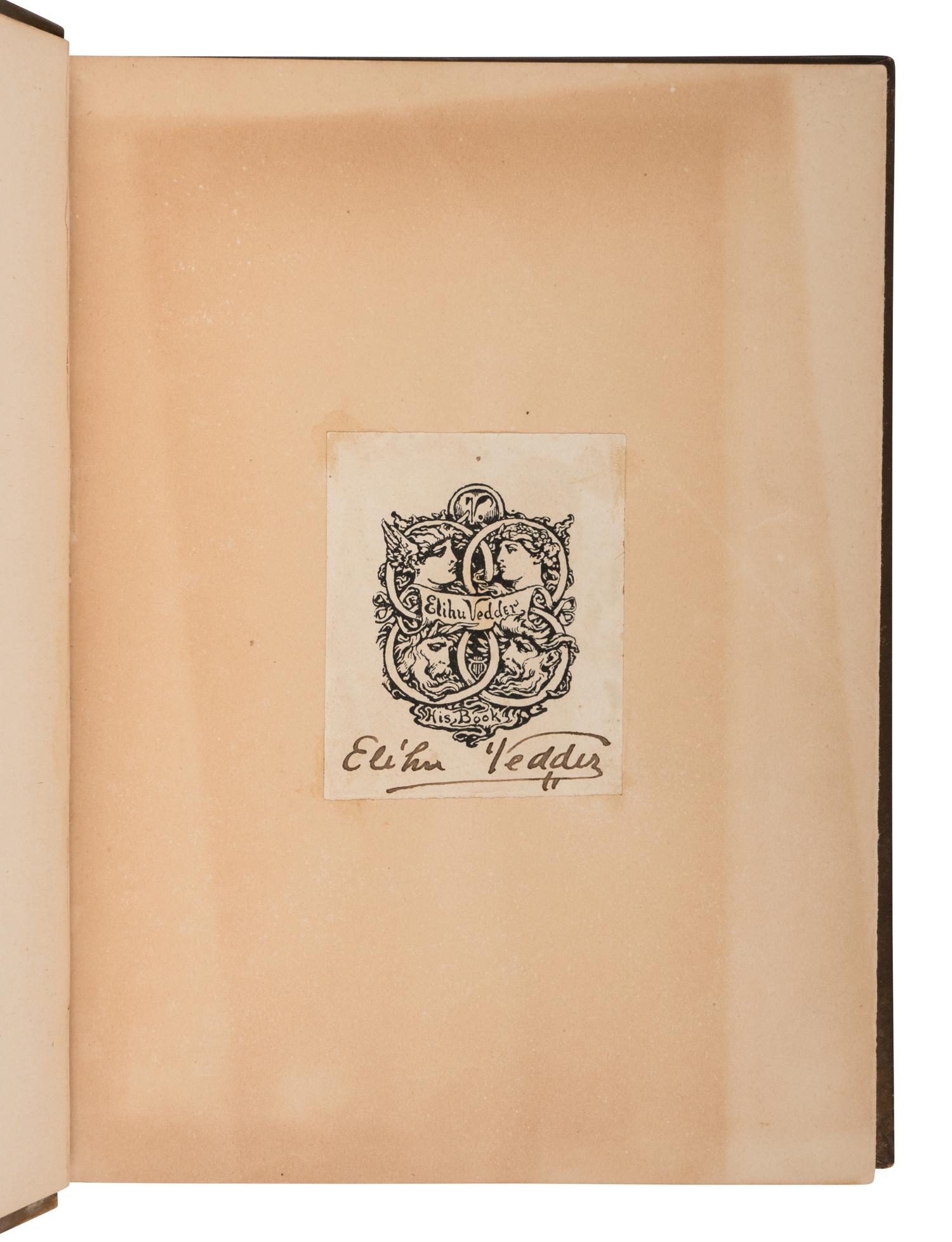 [VEDDER, Elihu (1836-1923), his copy]. VEDDER, Elihu, illustrator. The Rubaiyat of Omar Khayyam: The Astronomer-Poet of Persia. Boston: The Riverside Press, [1894].