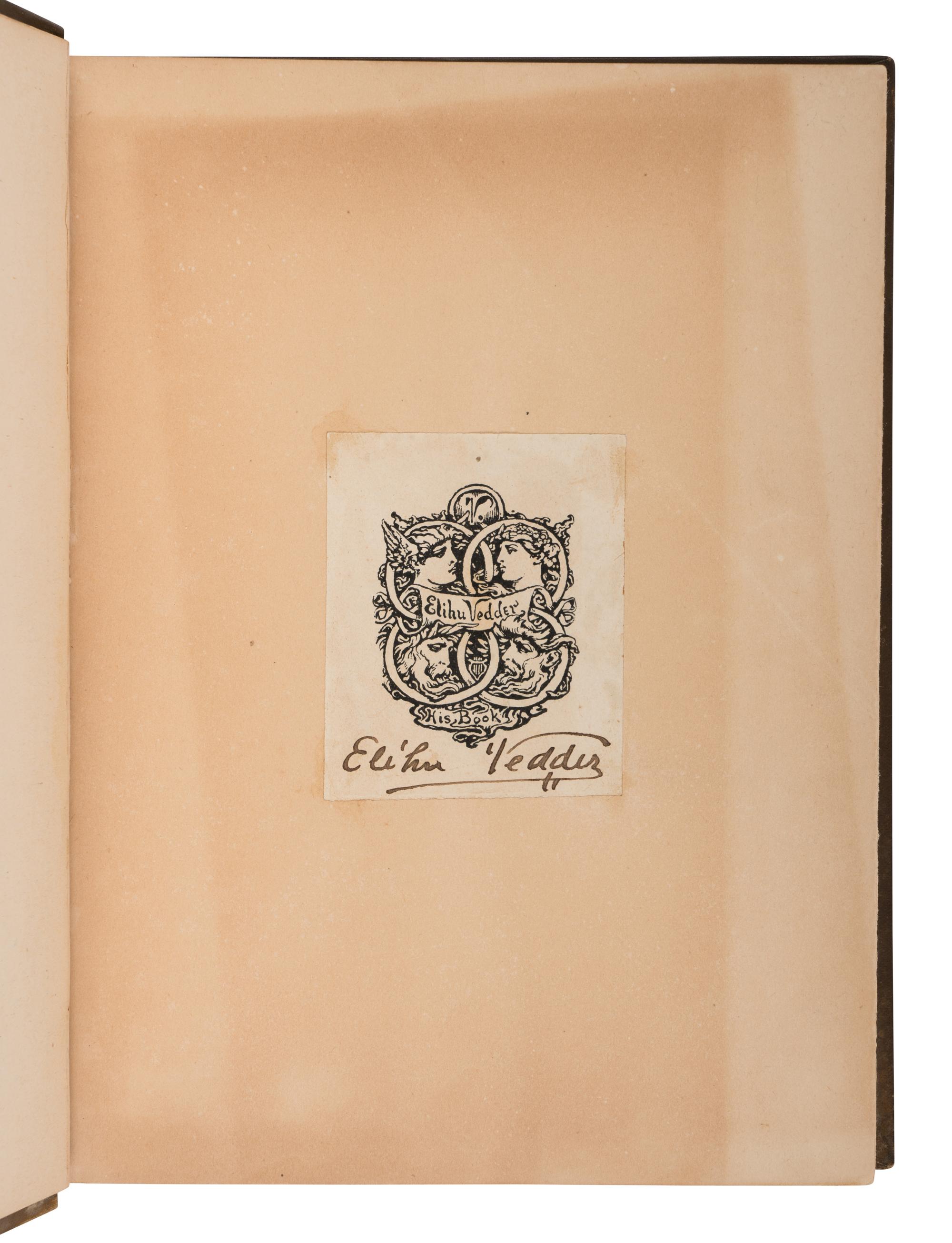[VEDDER, Elihu (1836-1923), his copy]. VEDDER, Elihu, illustrator. The Rubaiyat of Omar Khayyam: The Astronomer-Poet of Persia. Boston: The Riverside Press, [1894].