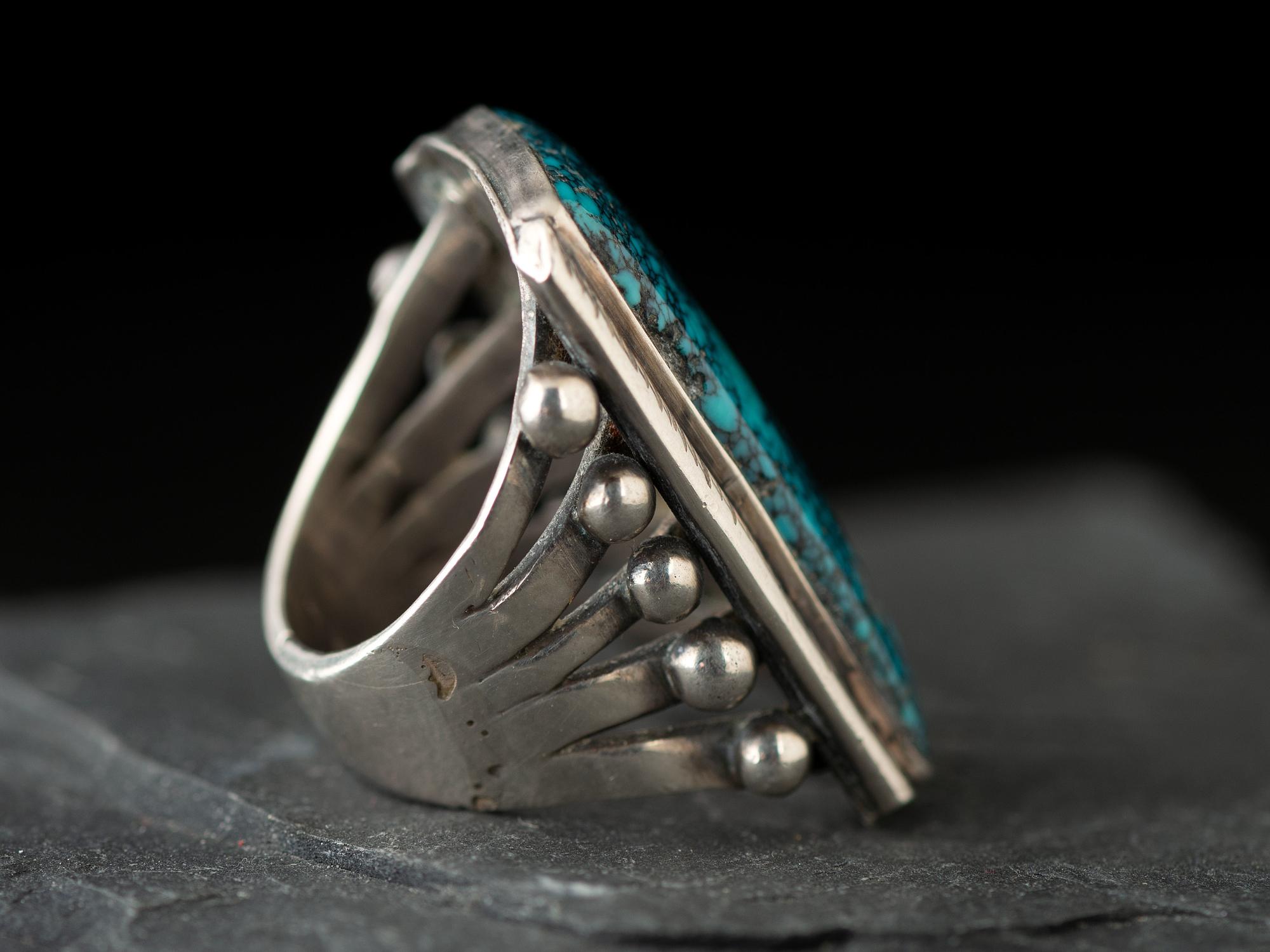 Navajo Silver and Turquoise Ring