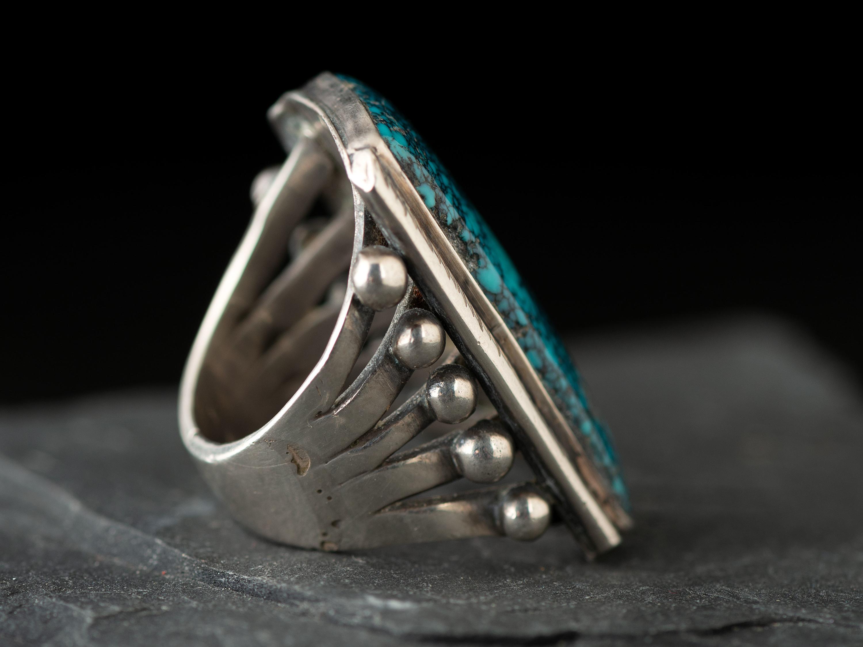 Navajo Silver and Turquoise Ring