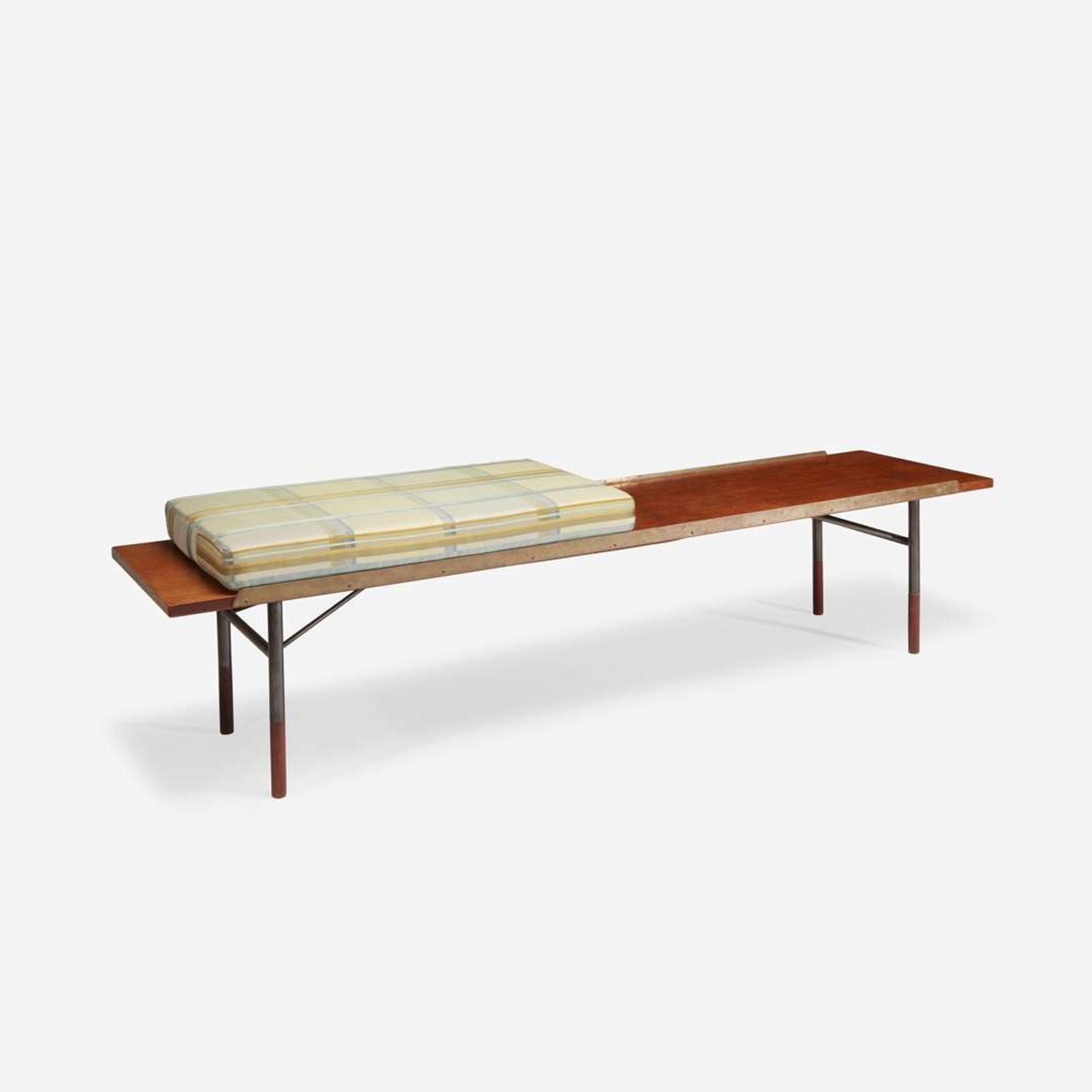 Finn Juhl (Danish, 1912-1989) Bench, Bovirke, Denmark, 1959
