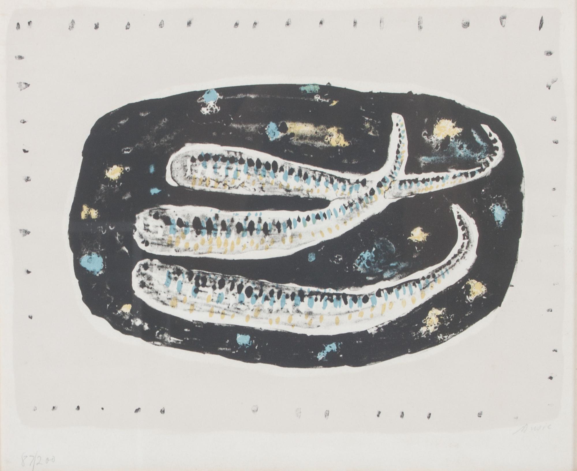Zoran Antonio Music, (Italian/Slovenian, 1909-2005), Fishes