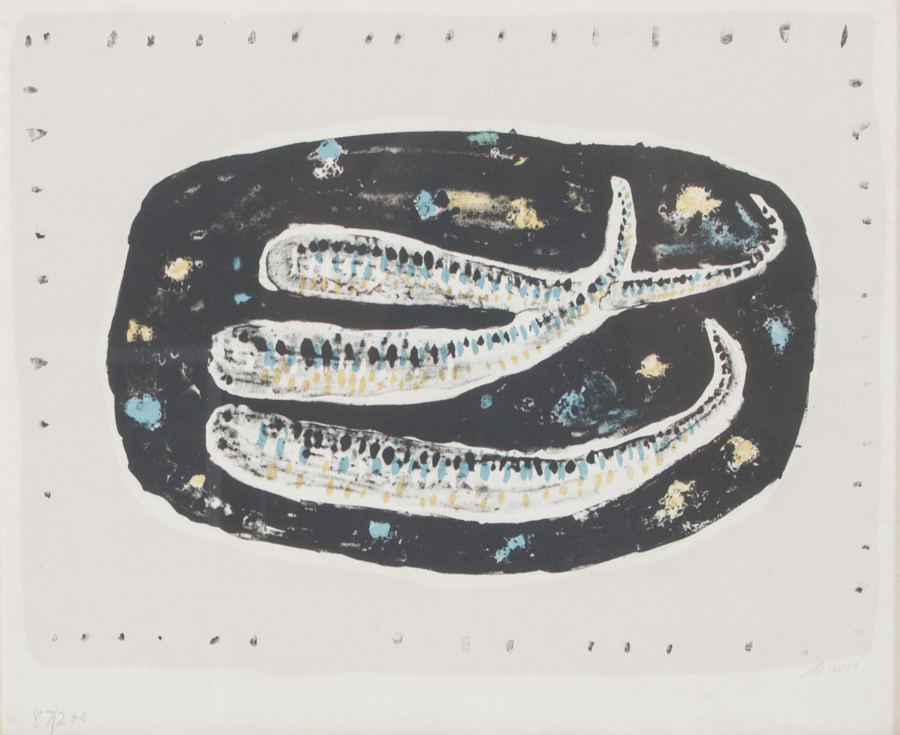 Zoran Antonio Music, (Italian/Slovenian, 1909-2005), Fishes