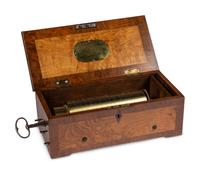A Keywind Three Overture Music Box by François Lecoultre