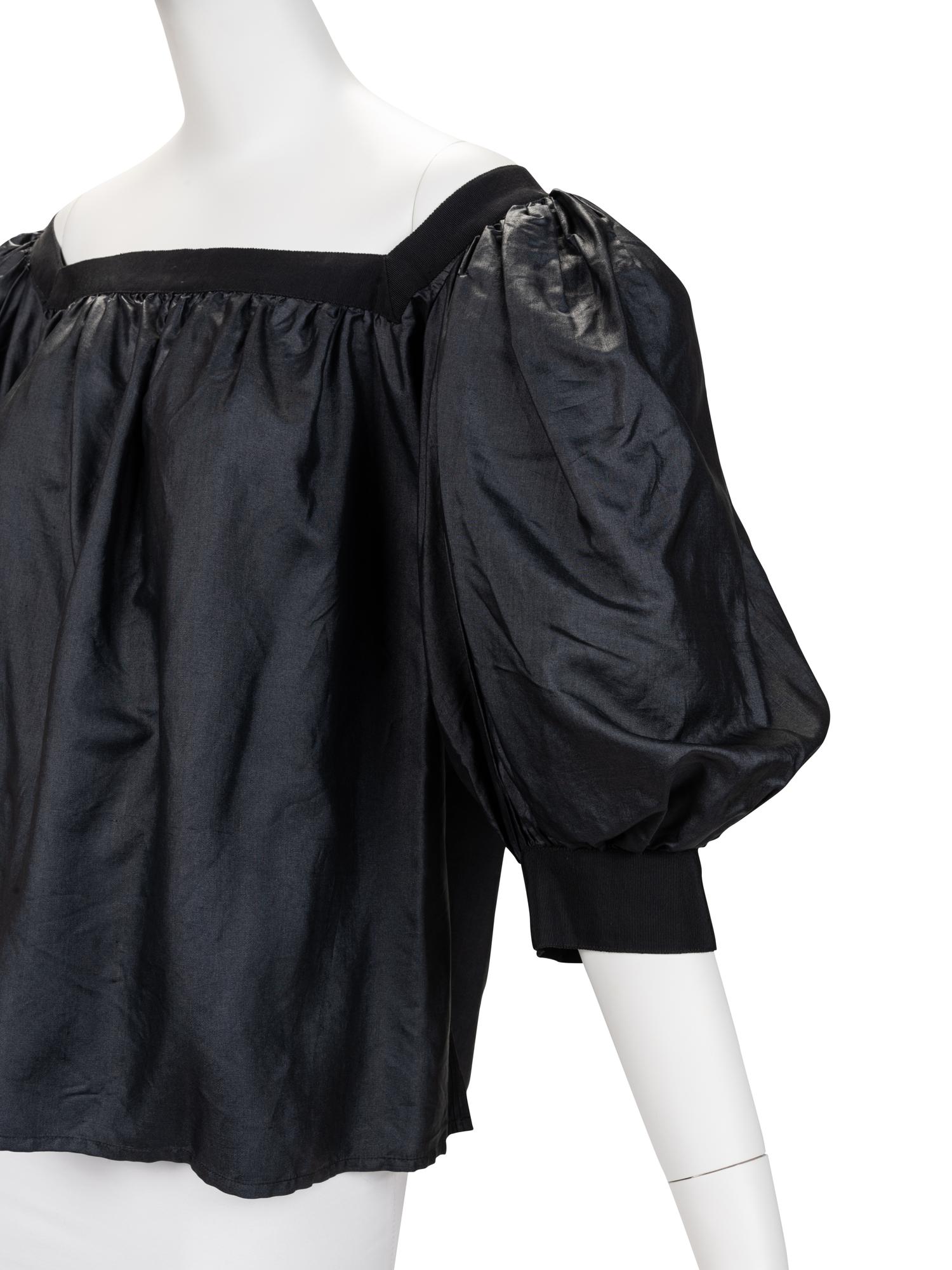 Three Designer Blouses: One Yves Saint Laurent, One Gianfranco Ferré, One Galanos, 1970-2000s