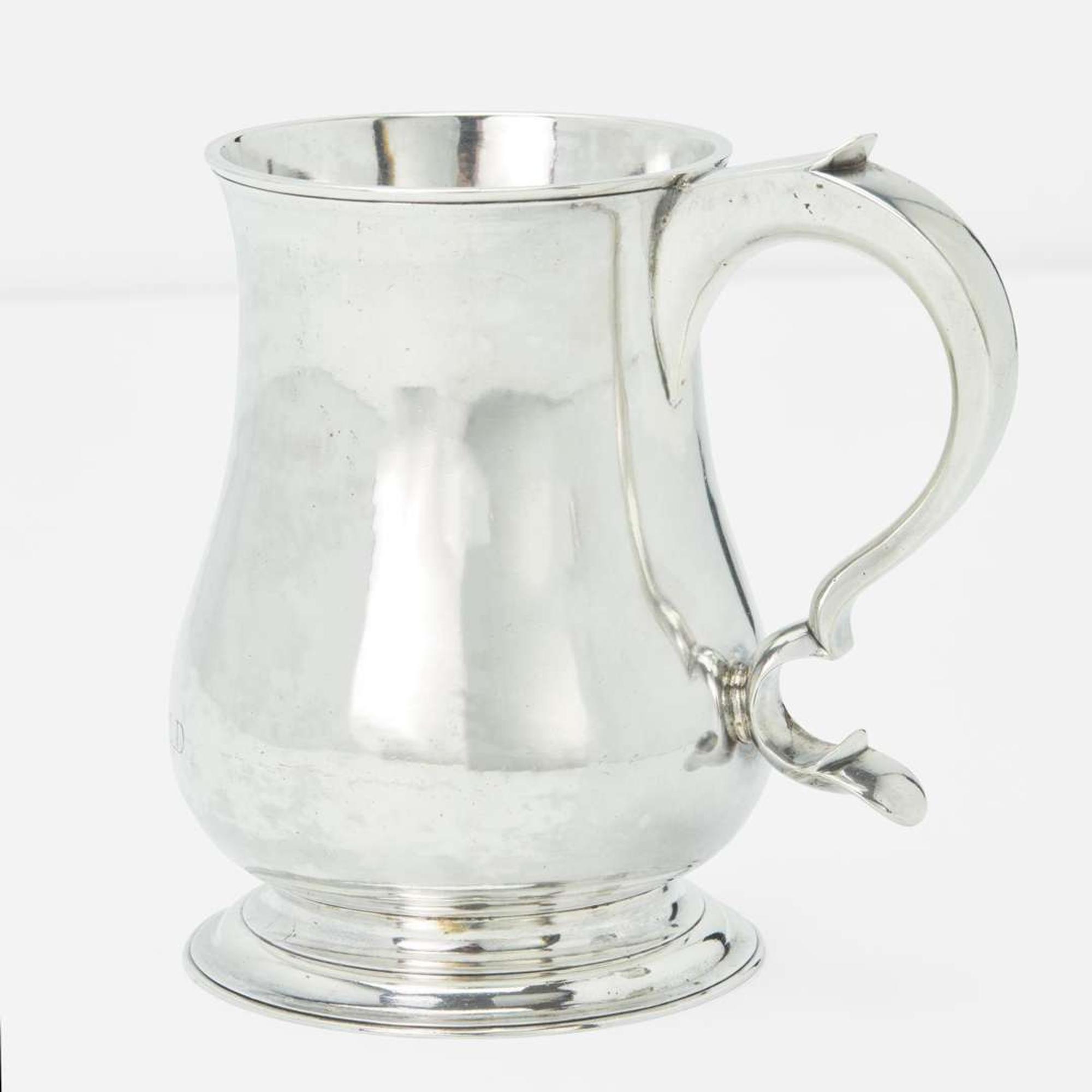A silver cann Philip Syng, Jr. (1703-1789), Philadelphia, PA, circa 1750