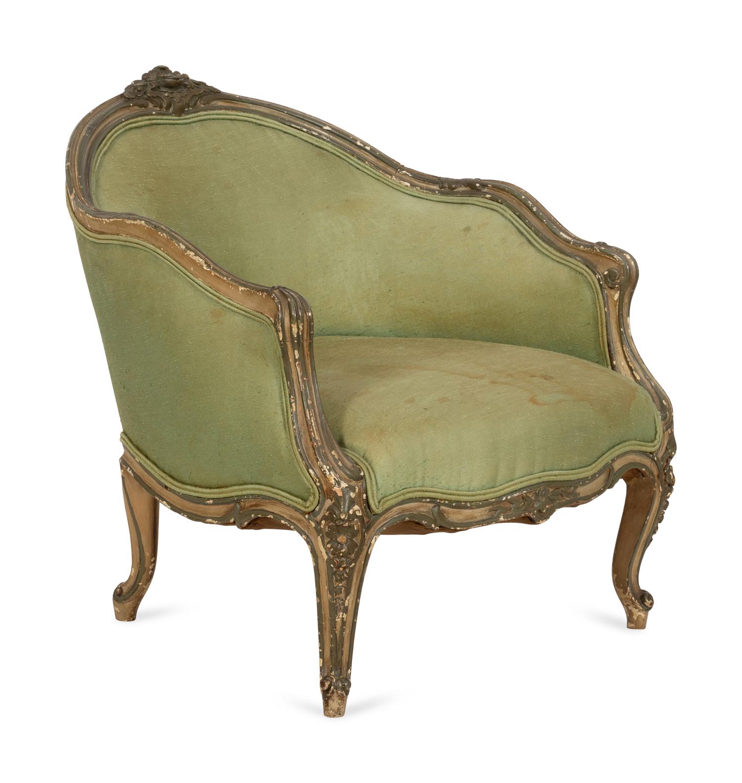 A Louis XV Style Painted Child's Berg è re