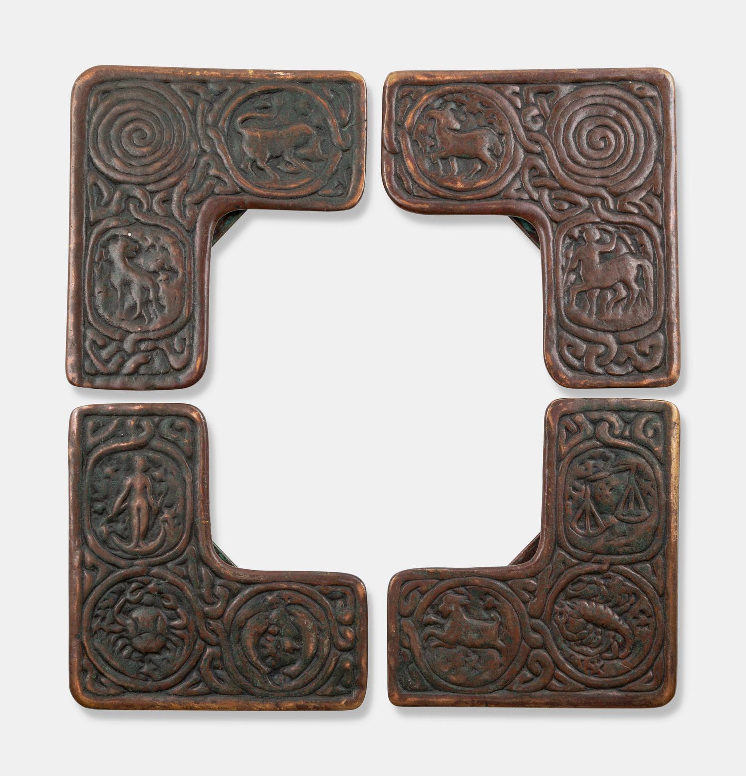 Fifteen-Piece Zodiac Desk Set