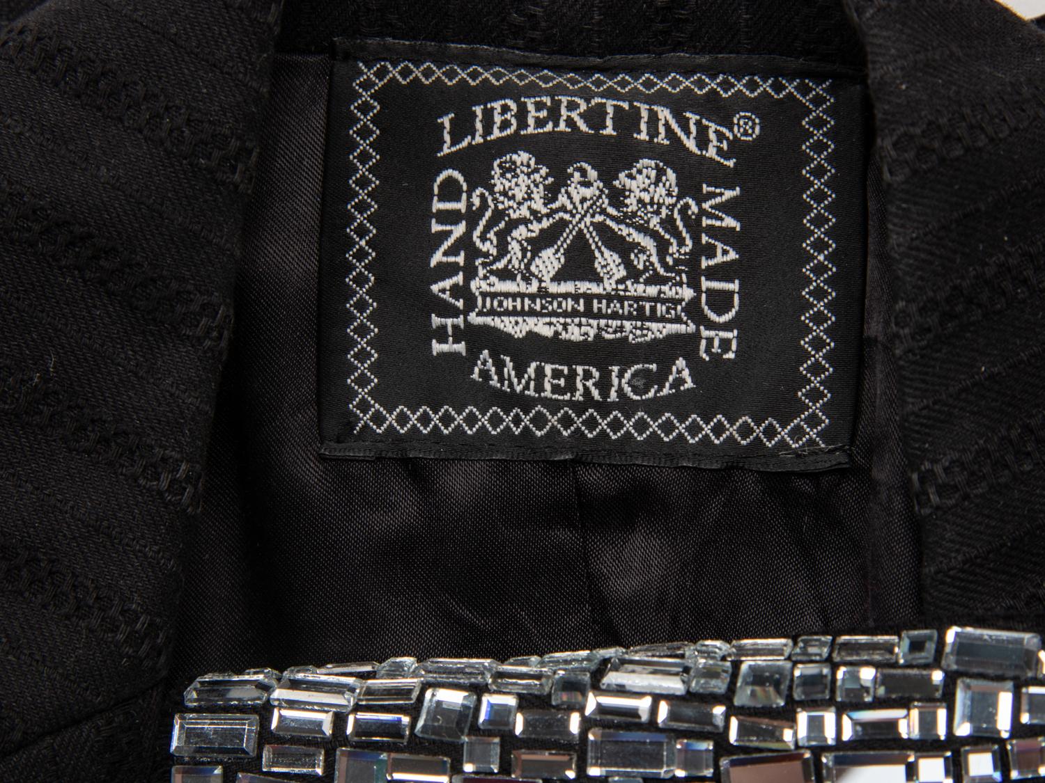 LIBERTINE, EMBELLISHED DISTRESSED SKULL BLAZER