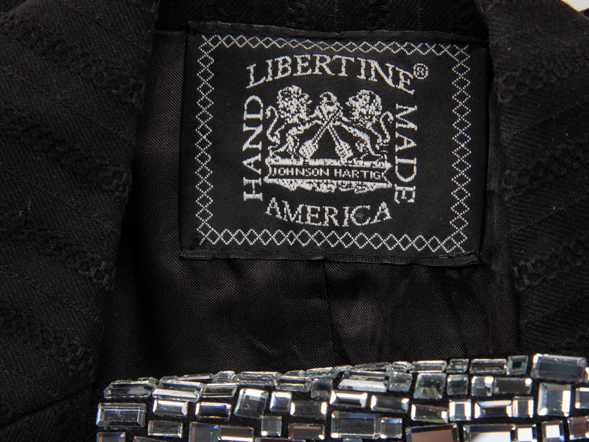 LIBERTINE, EMBELLISHED DISTRESSED SKULL BLAZER