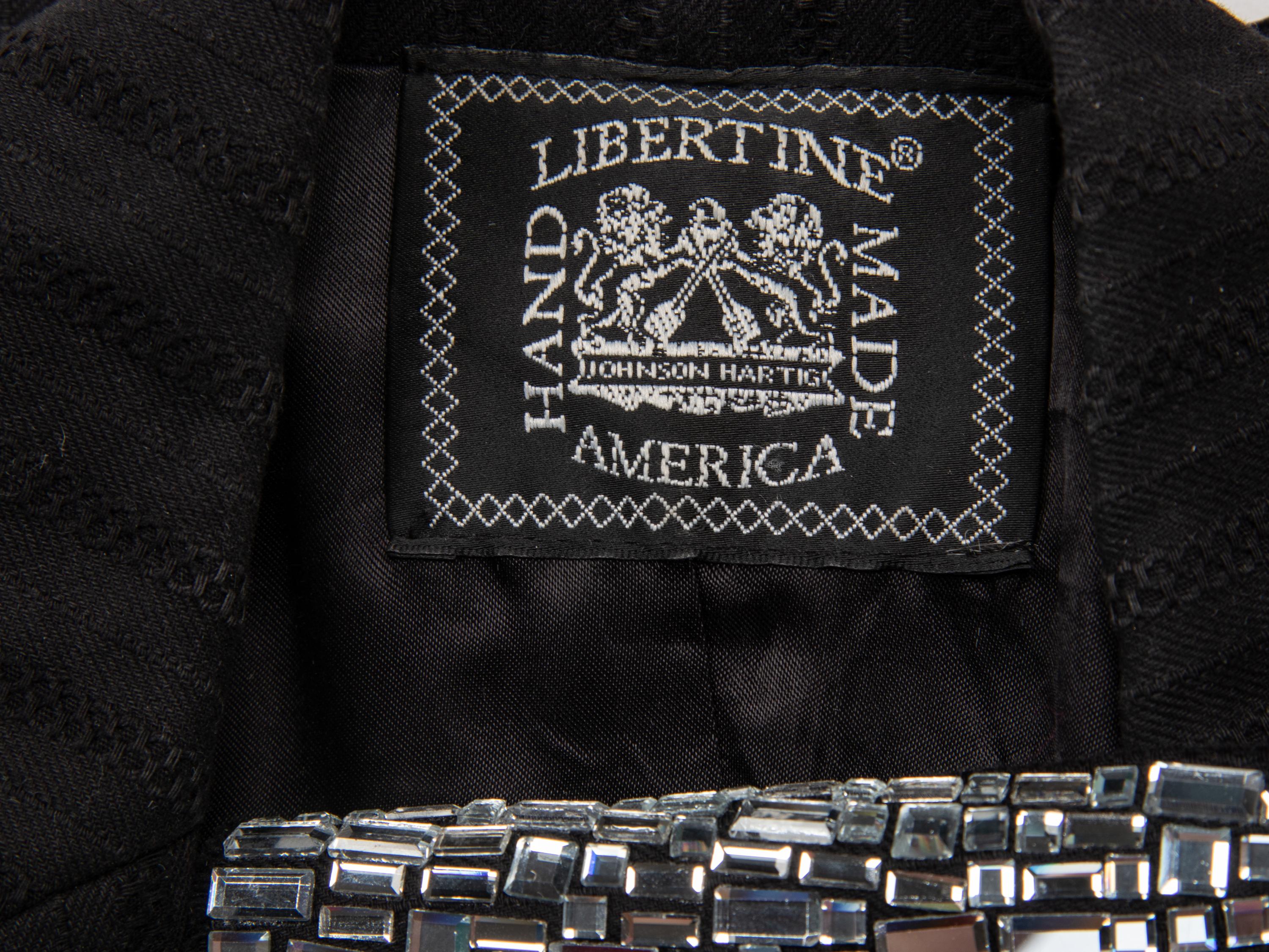 LIBERTINE, EMBELLISHED DISTRESSED SKULL BLAZER
