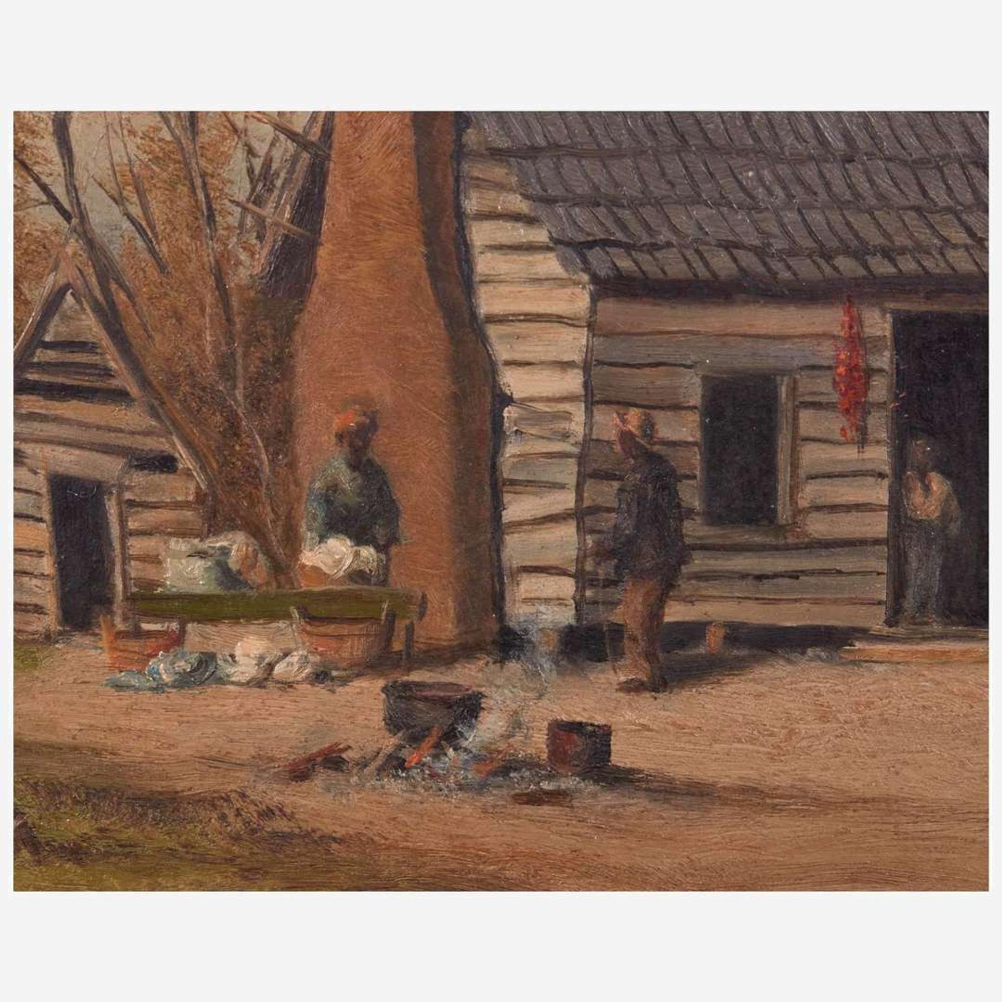 William Aiken Walker (American, 1838–1921) Southern Cabin