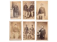 [CIVIL WAR]. 5th New York Veteran Infantry, Duryea's Zouave kepi, identified to James Thomas Westlake with CDV portraits.