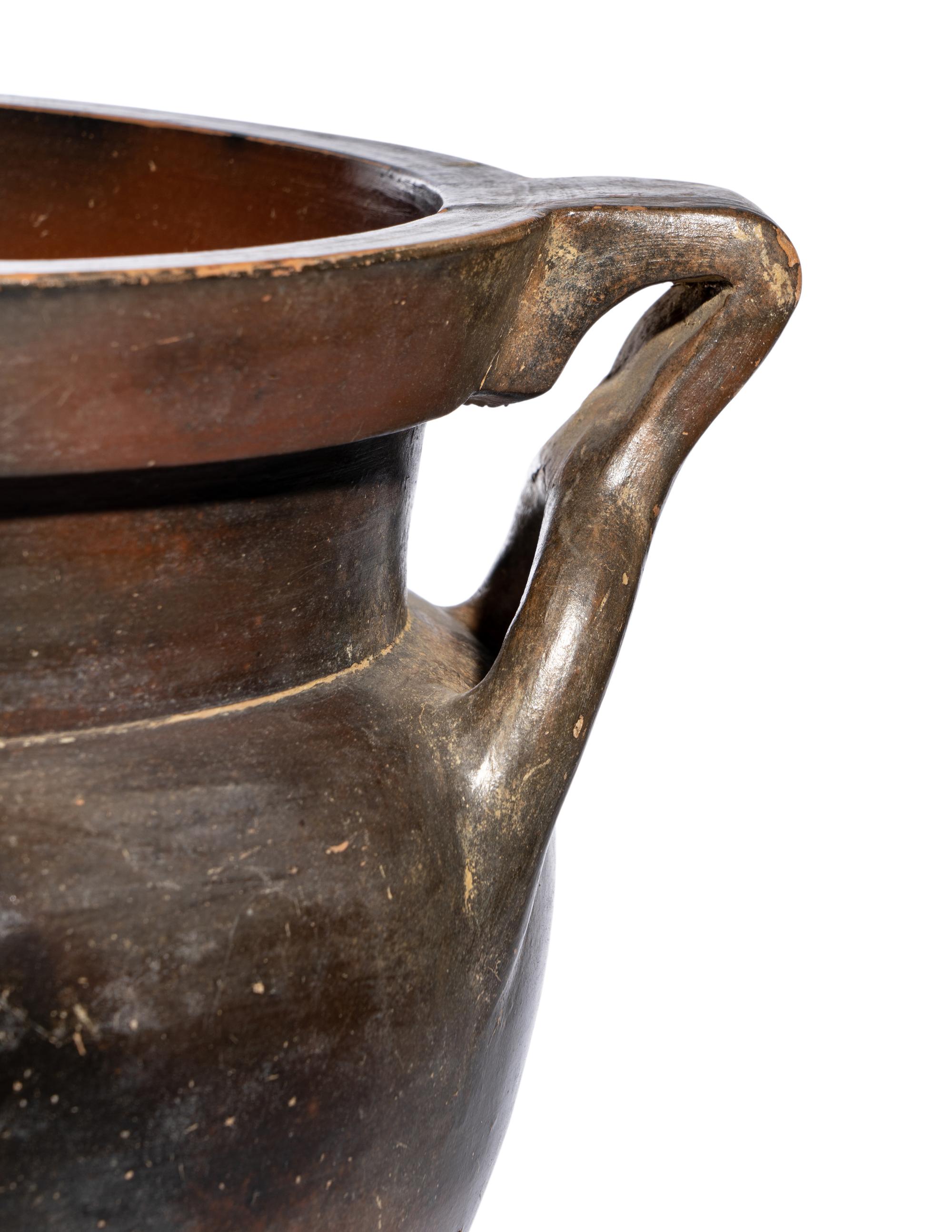 A Laconian Black-Glazed Krater
