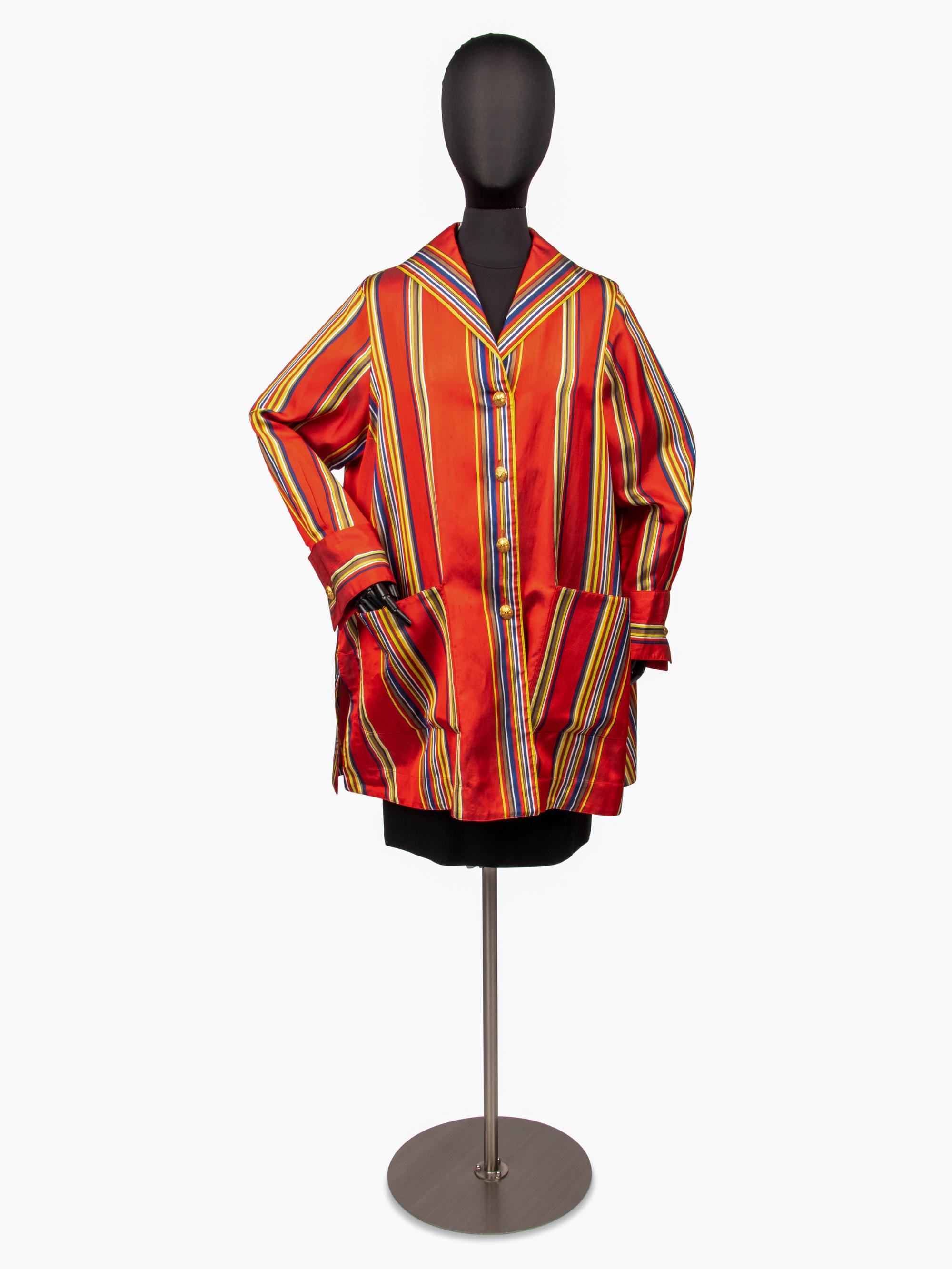 Hermès Silk Jacket, 1980-90s