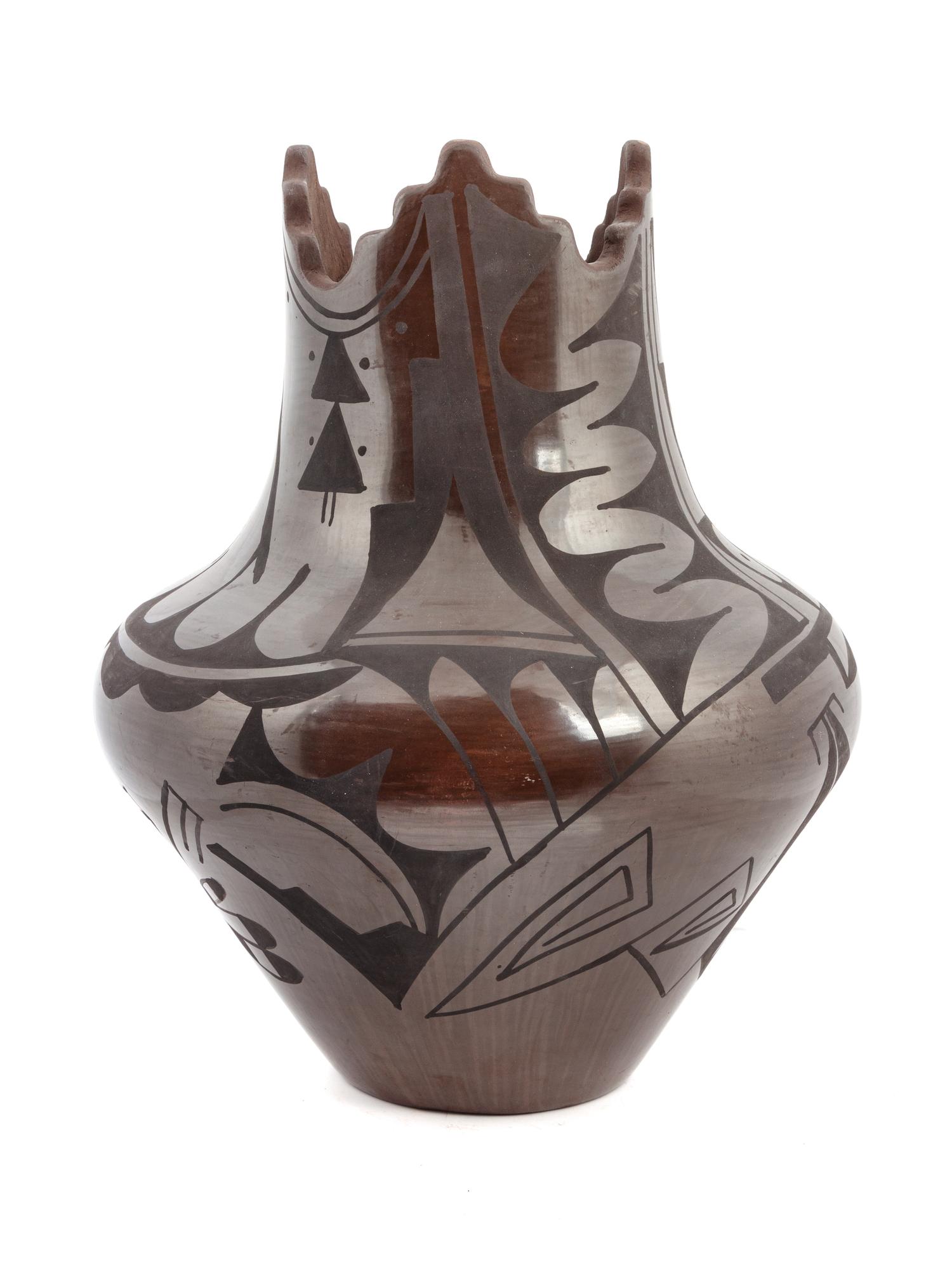 Blackware Pottery Jar