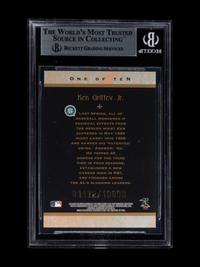 A 1997 Donruss Diamond Kings Ken Griffey Jr. Signed Autograph Baseball Card No. 1 (Beckett Authentication Services BAS Certified)