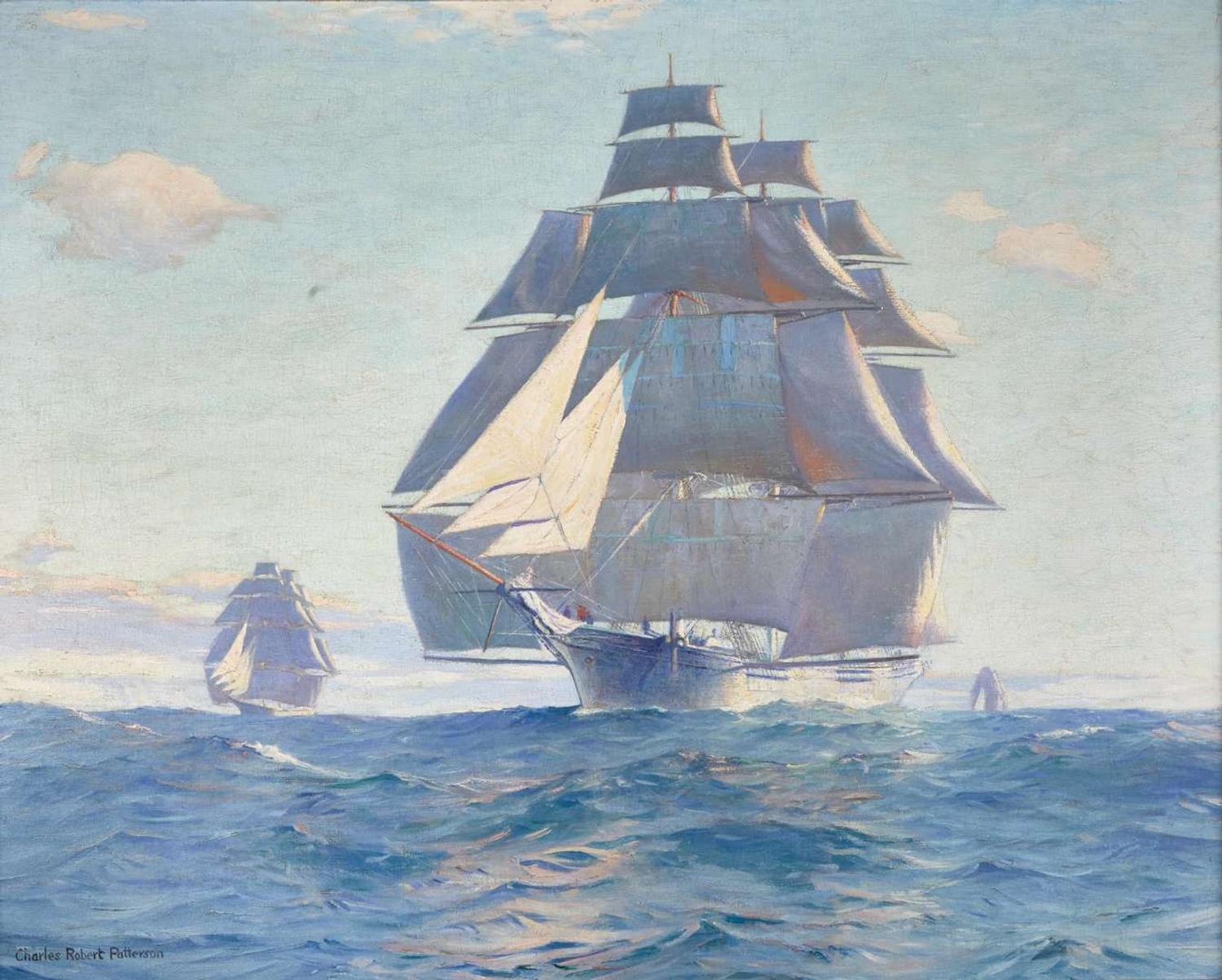 Charles Robert Patterson (American, 1875-1958) - The Clipper Ship Challenge