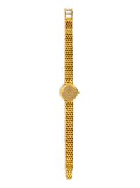 A 14 Karat Yellow Gold Wristwatch, Omega,