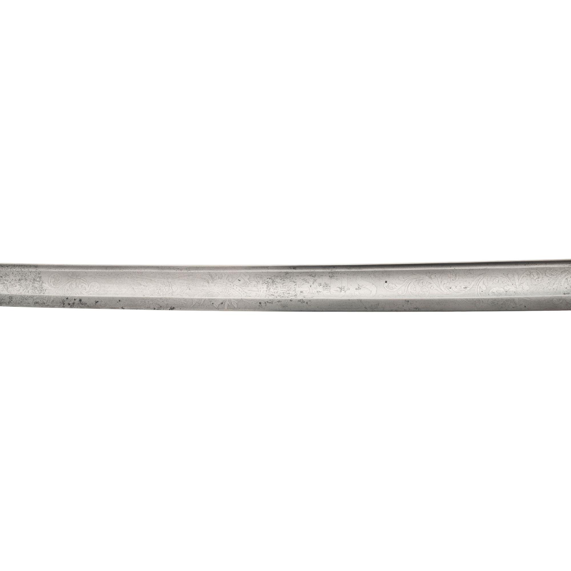Ames Model 1850 Foot Officers Sword Presented to Capt. David Lamb - 31st New York Volunteers
