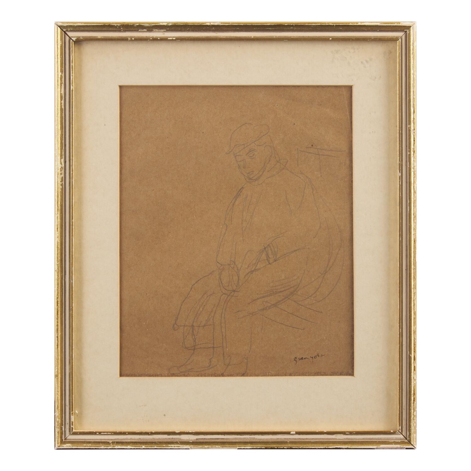 Gwen John (British, 1876–1939) — Portrait Study (with sketch verso)