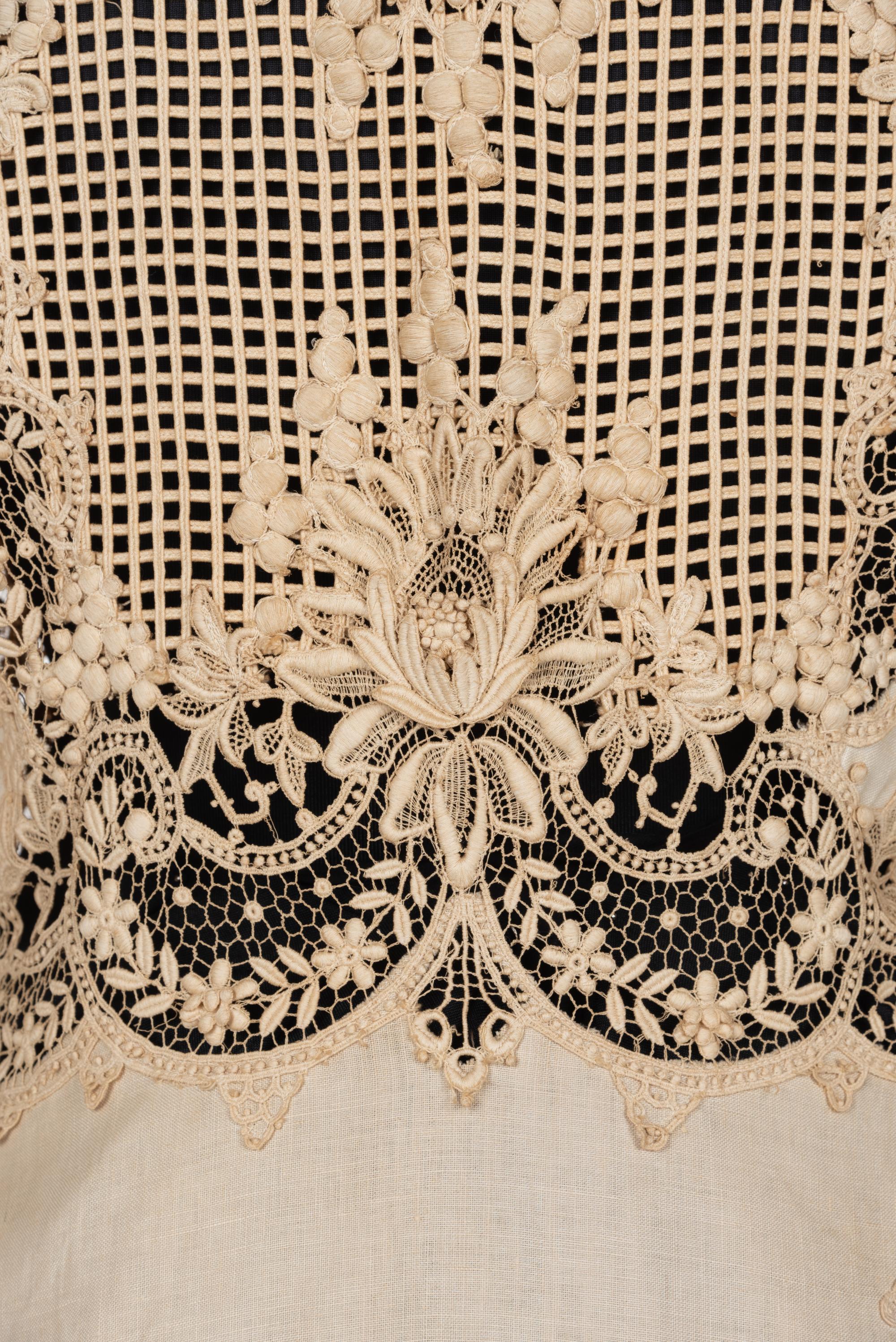 Women's Edwardian Lace Jacket, c.1905-10