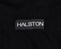 Halston Black Halter Dress, 1970s