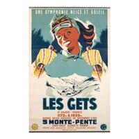 [TRAVEL POSTERS]. MORIS, artist. Les Gets . France: J.H. Person, [ca 1950s].