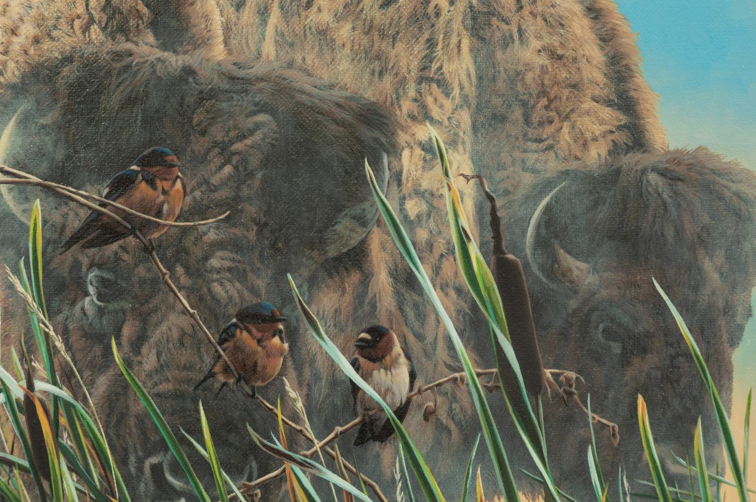Bison and Bird , 2003
