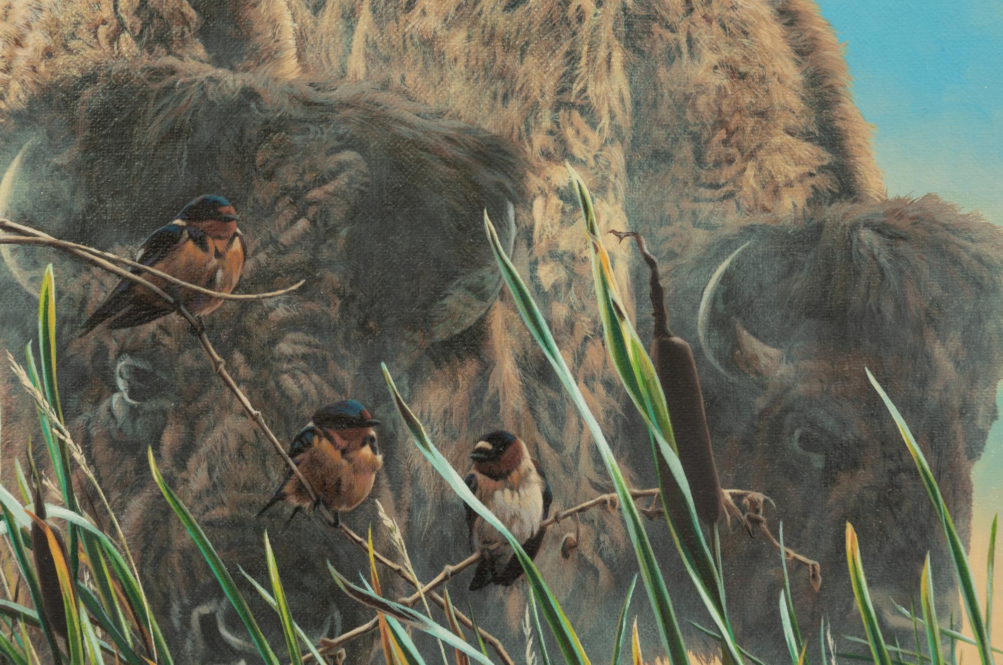 Bison and Bird , 2003