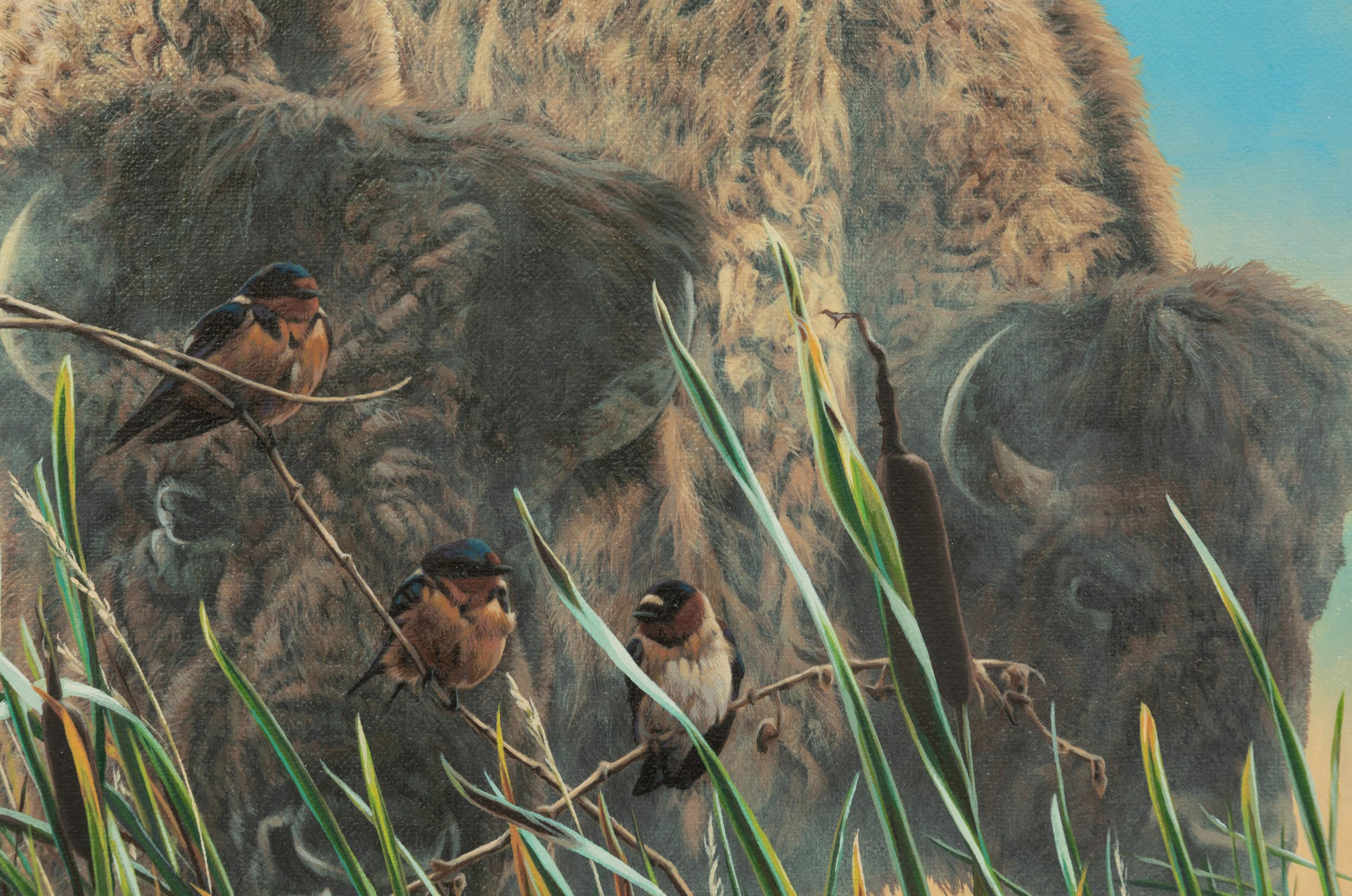 Bison and Bird , 2003