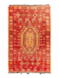 A Morrocan Wool Rug — 20TH CENTURY