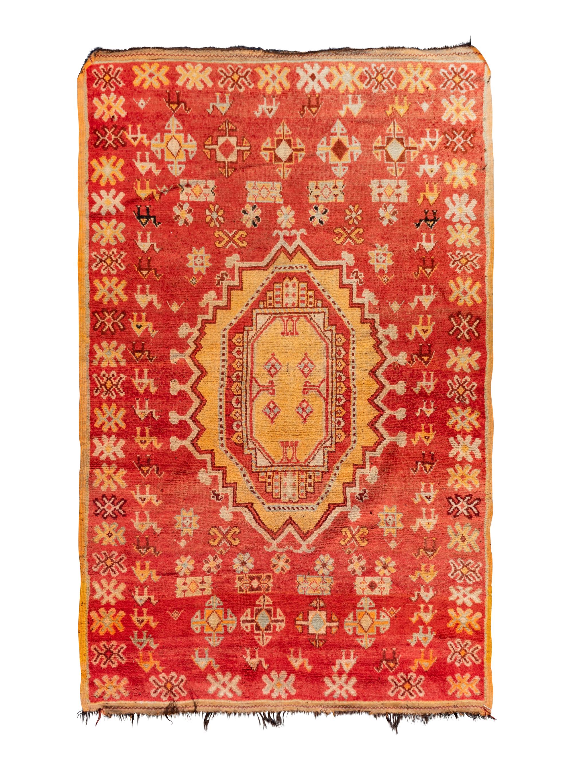 A Morrocan Wool Rug — 20TH CENTURY