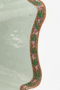 A Rose Medallion Porcelain Center Bowl