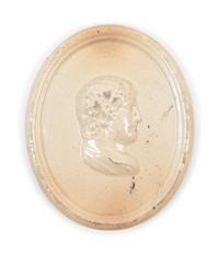 A Leeds Pottery Cameo Medallion