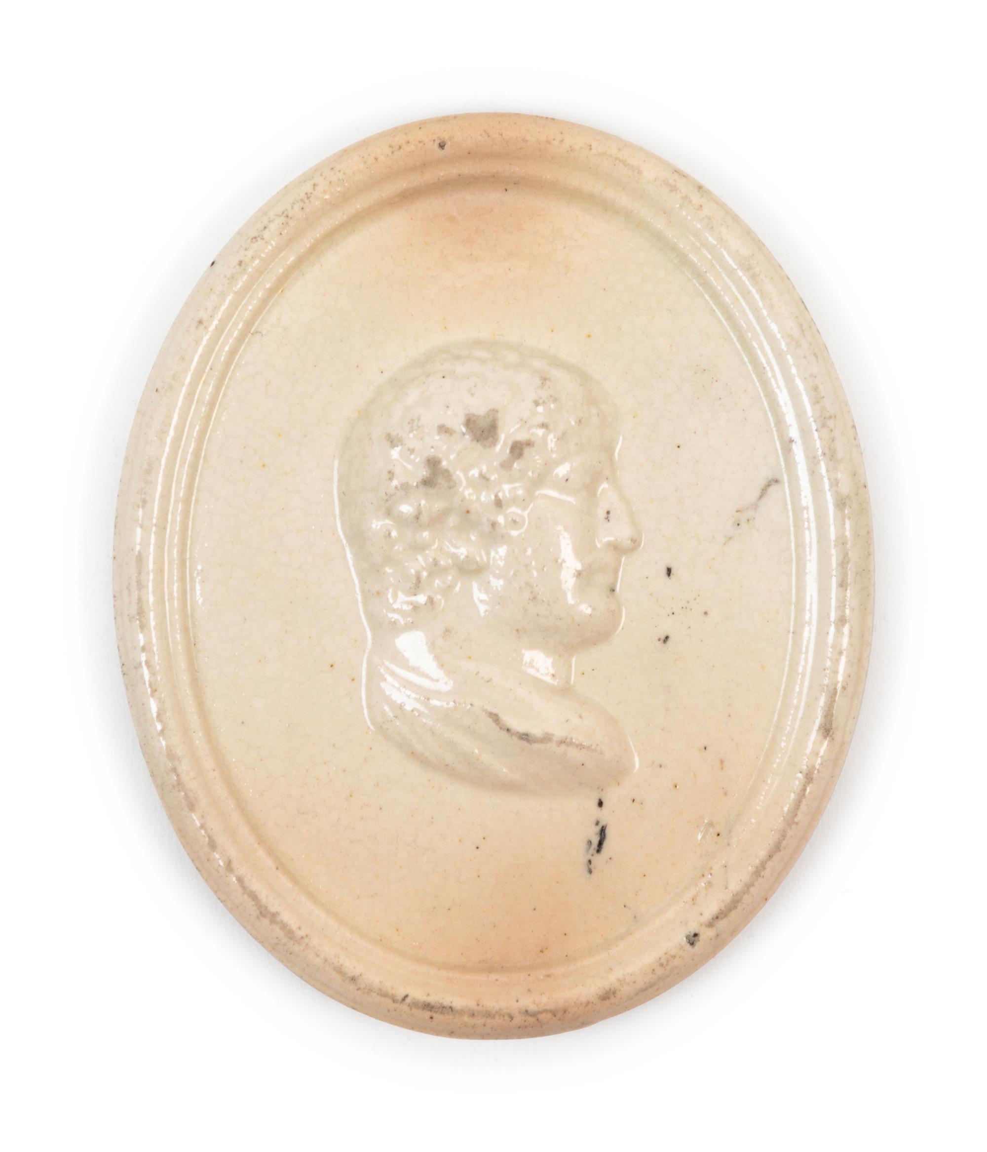 A Leeds Pottery Cameo Medallion