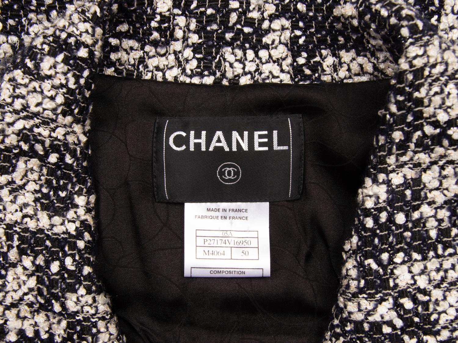 Chanel, Houndstooth Bouclé Tweed Jacket