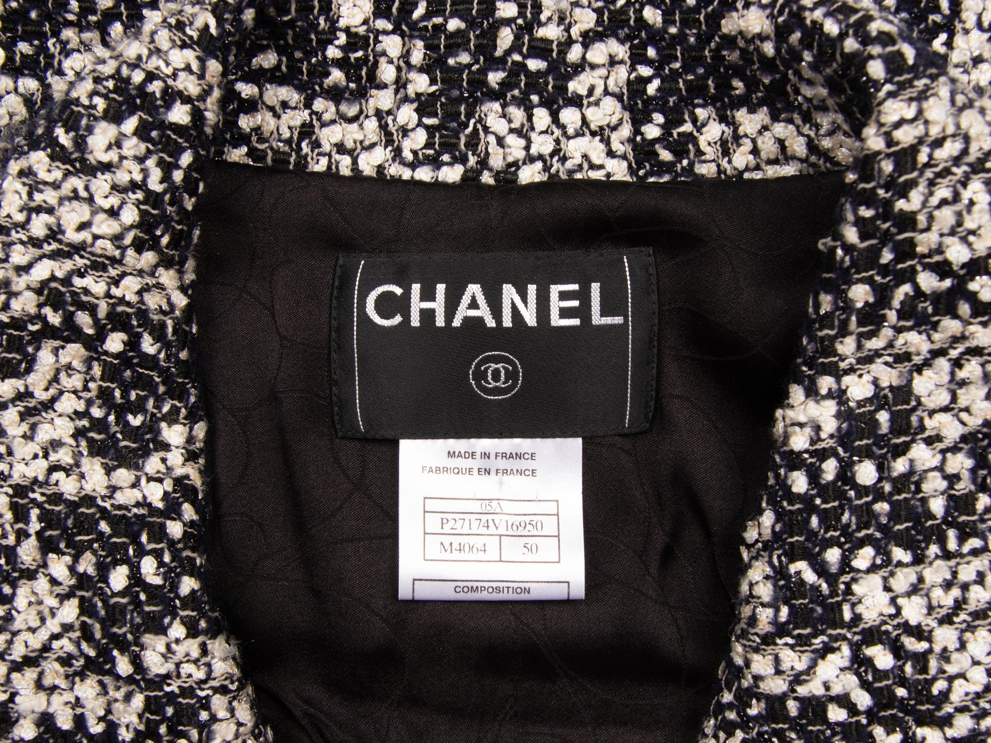 Chanel, Houndstooth Bouclé Tweed Jacket