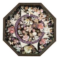 A Floral Shellwork Sailor's Valentine