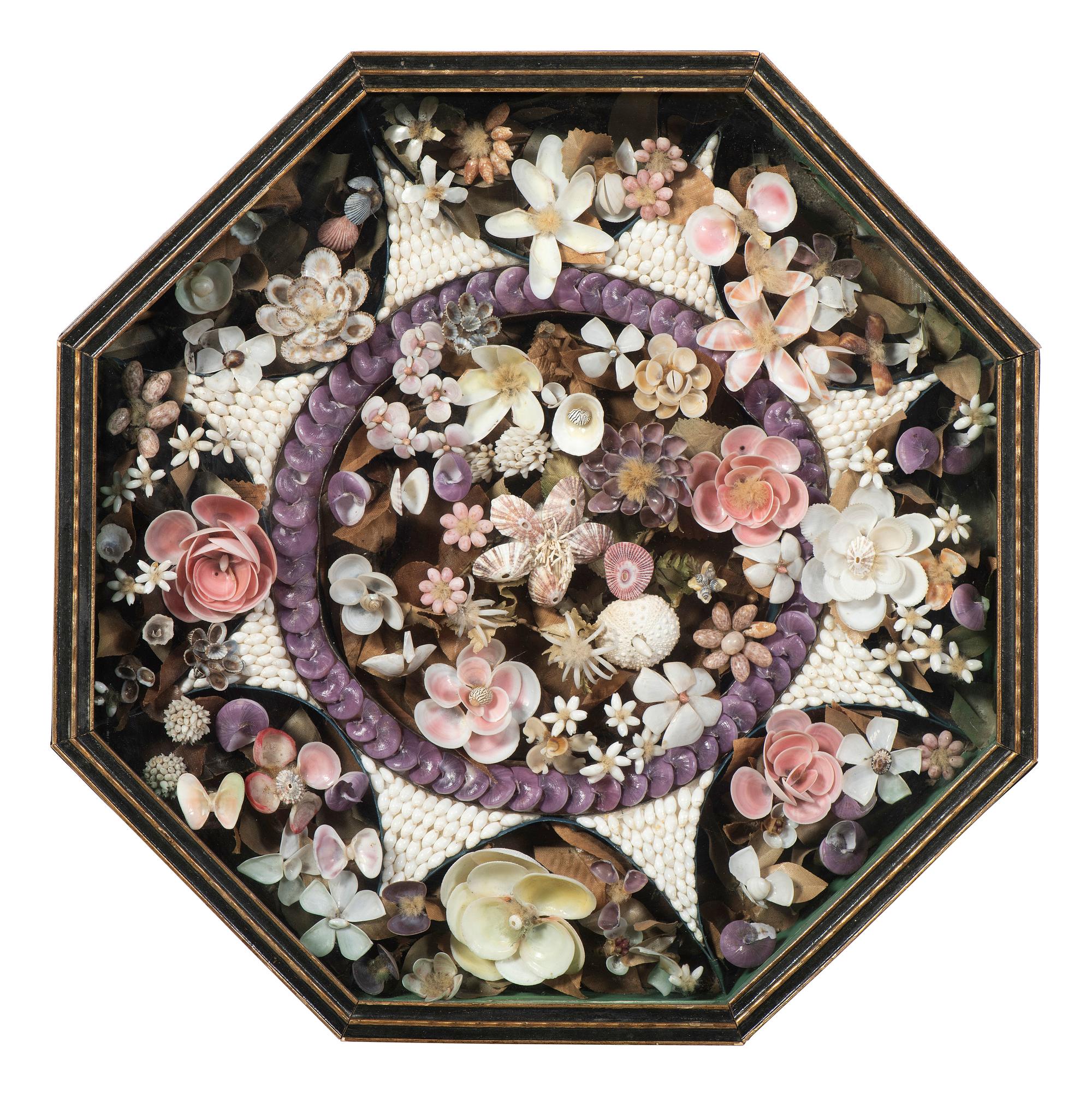 A Floral Shellwork Sailor's Valentine