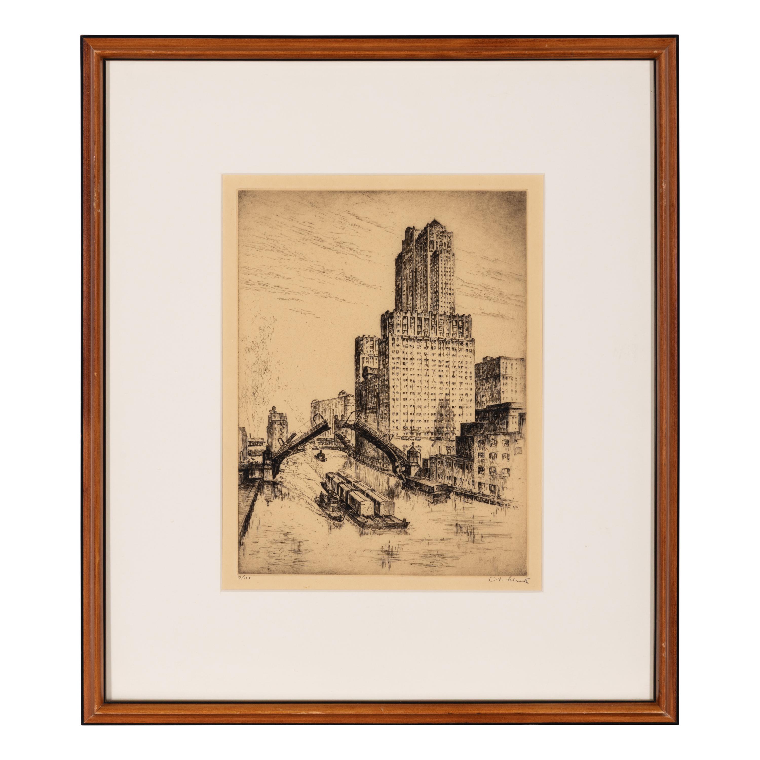 Anton Schutz (German/American, 1894-1977) — Five Etchings